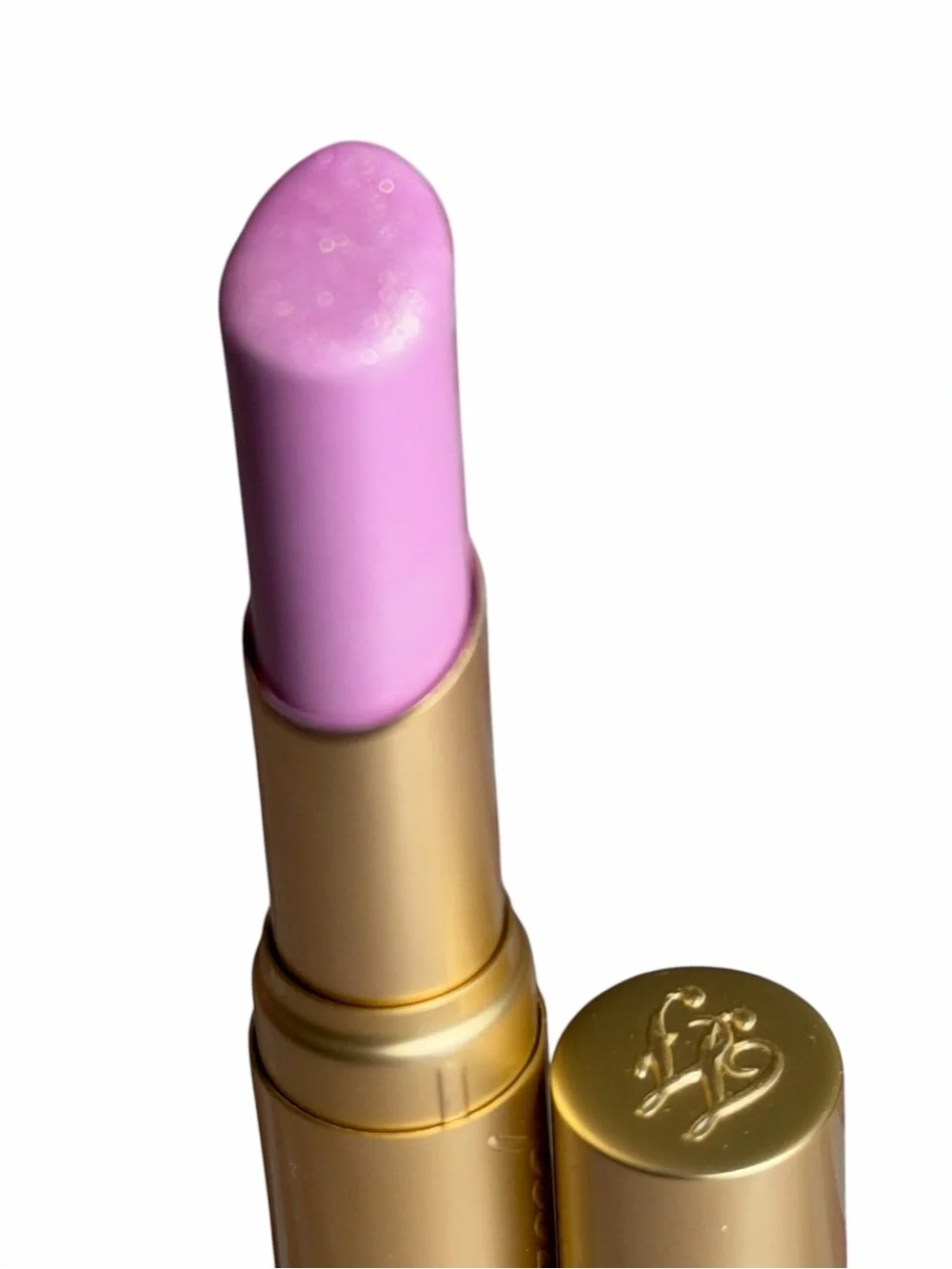 TOO FACED LIMITED EDITION in CLUELESS- Shimmer Cream Lipstick - Gold Case